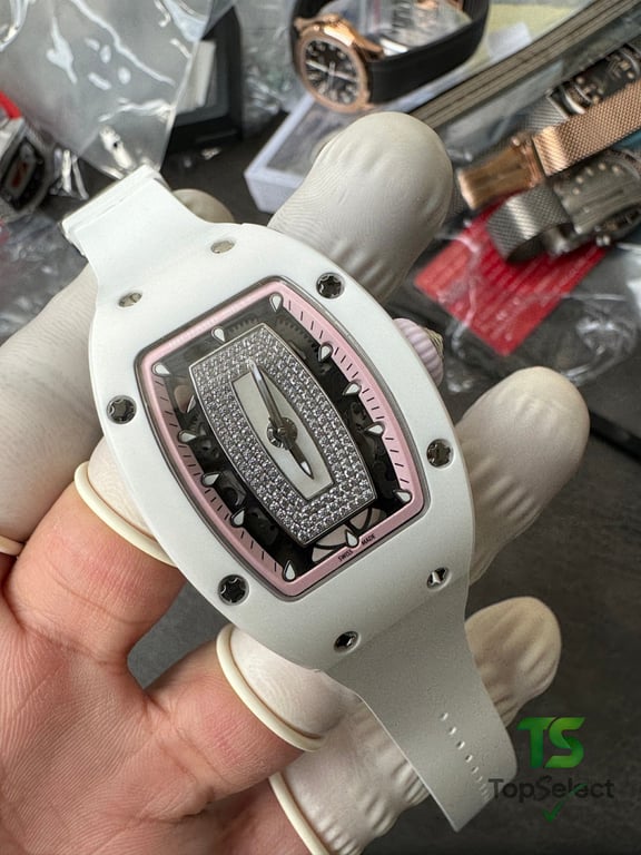 Richard Mille RM 07-01 White Ceramic Diamond - 5