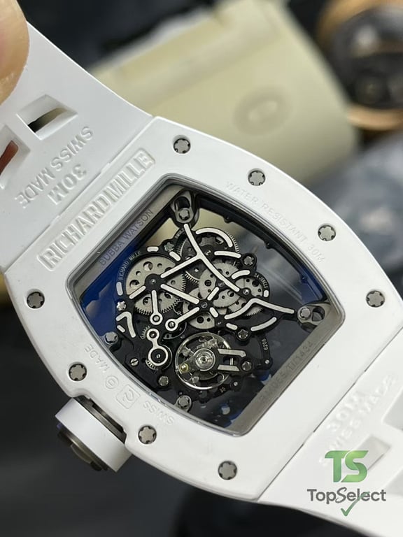 Richard Mille RM 055 Bubba Watson White Ceramic - 3