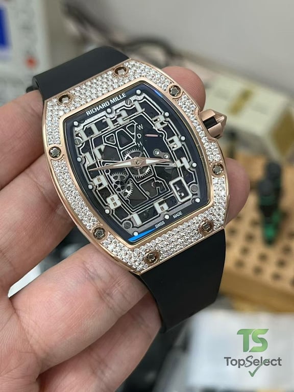 Richard Mille RM67-01 Rose Gold Full Diamond - 6