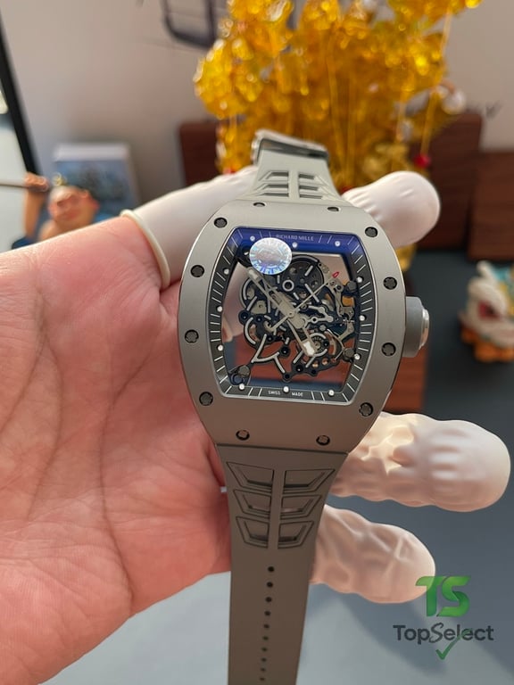 Richard Mille RM 055 Gray Ceramic Skeleton - 11