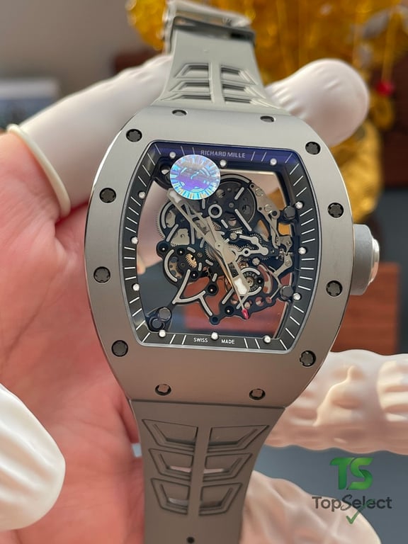 Richard Mille RM 055 Gray Ceramic Skeleton - 14