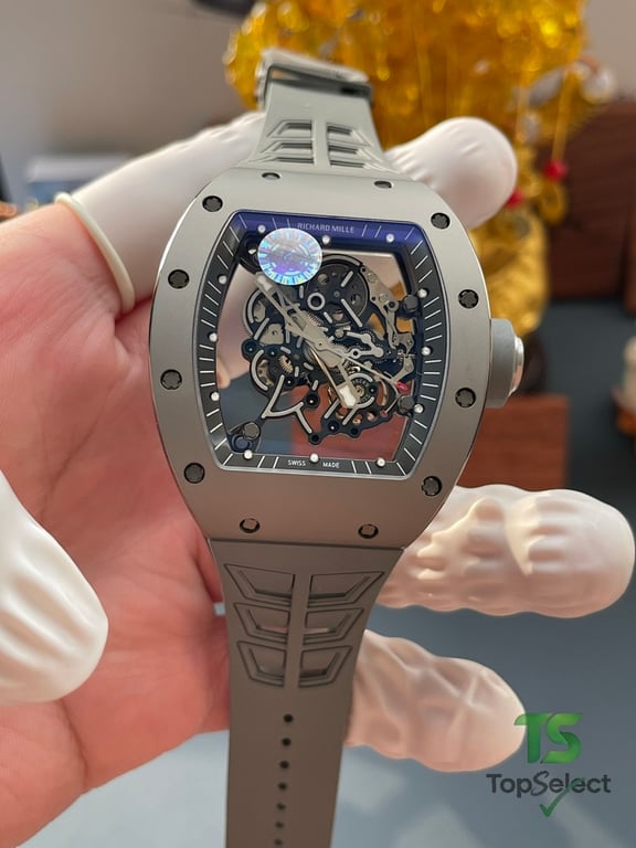 Richard Mille RM 055 Gray Ceramic Skeleton - 15