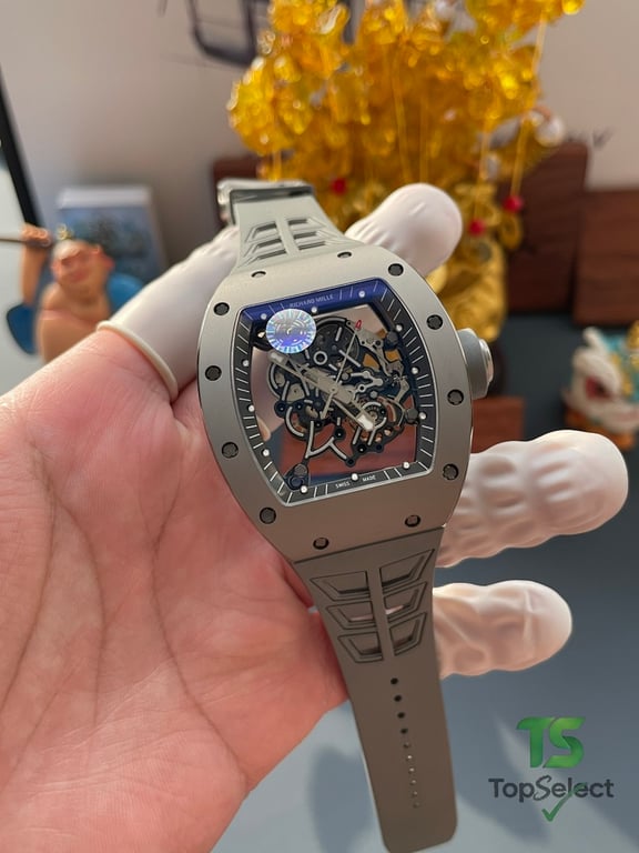 Richard Mille RM 055 Gray Ceramic Skeleton - 16