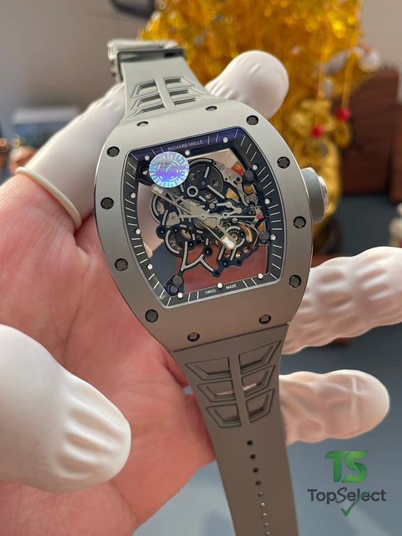 Richard Mille RM 055 Gray Ceramic Skeleton - 3