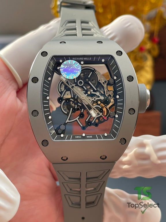 Richard Mille RM 055 Gray Ceramic Skeleton - 6