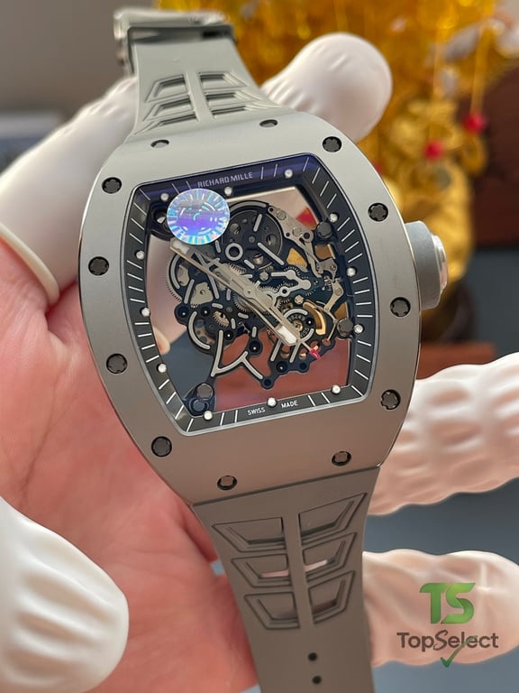 Richard Mille RM 055 Gray Ceramic Skeleton - 8