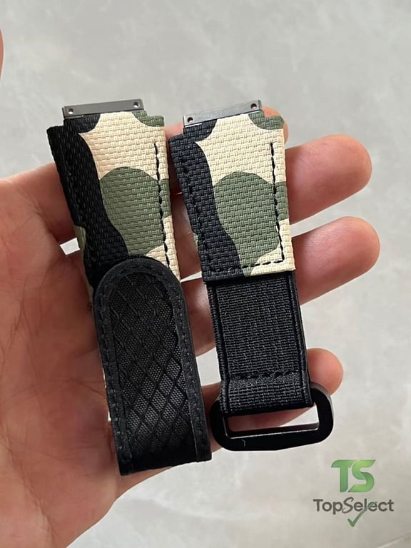 Richard Mille Camouflage Velcro Watch Strap - 2