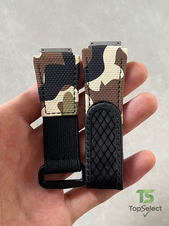 Richard Mille Camouflage Velcro Watch Strap - 4