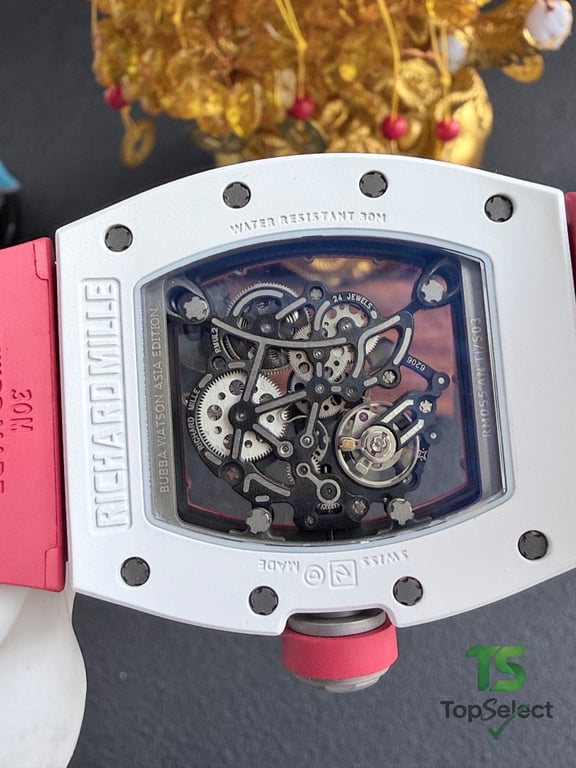 Richard Mille RM 055 Bubba Watson Asia Edition White Red - 2