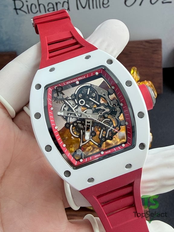 Richard Mille RM 055 Bubba Watson Asia Edition White Red - 12