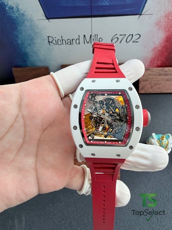 Richard Mille RM 055 Bubba Watson Asia Edition White Red - 13