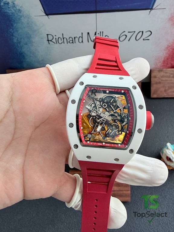 Richard Mille RM 055 Bubba Watson Asia Edition White Red - 14