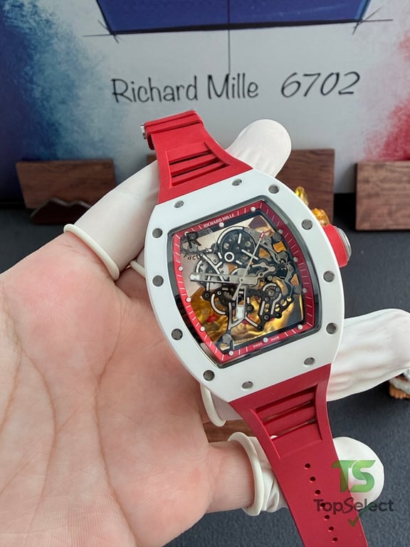 Richard Mille RM 055 Bubba Watson Asia Edition White Red - 15