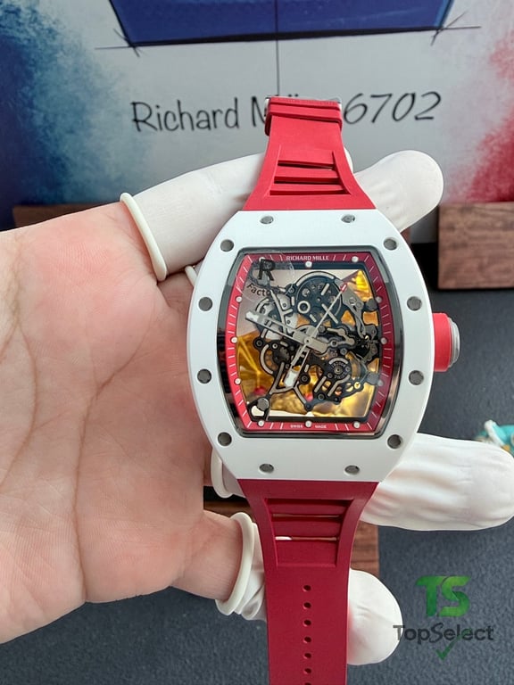 Richard Mille RM 055 Bubba Watson Asia Edition White Red - 16