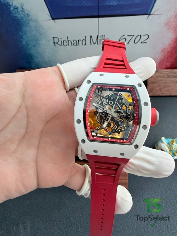 Richard Mille RM 055 Bubba Watson Asia Edition White Red - 17