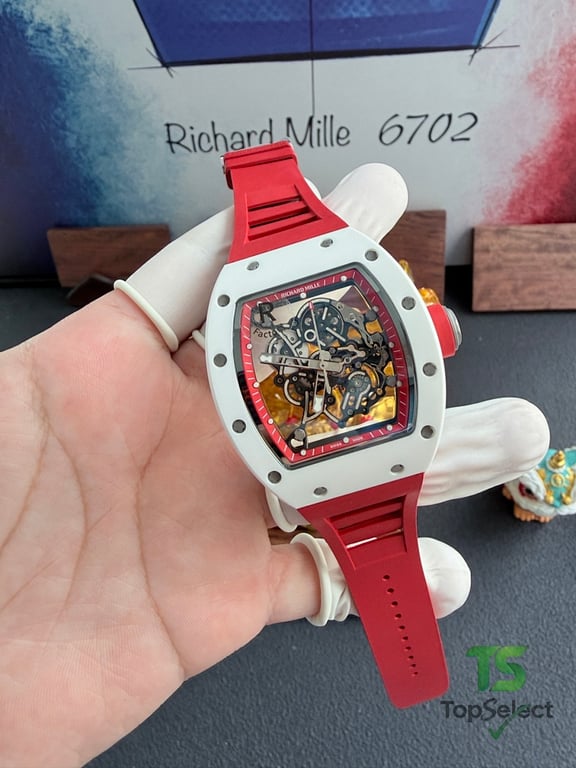 Richard Mille RM 055 Bubba Watson Asia Edition White Red - 19