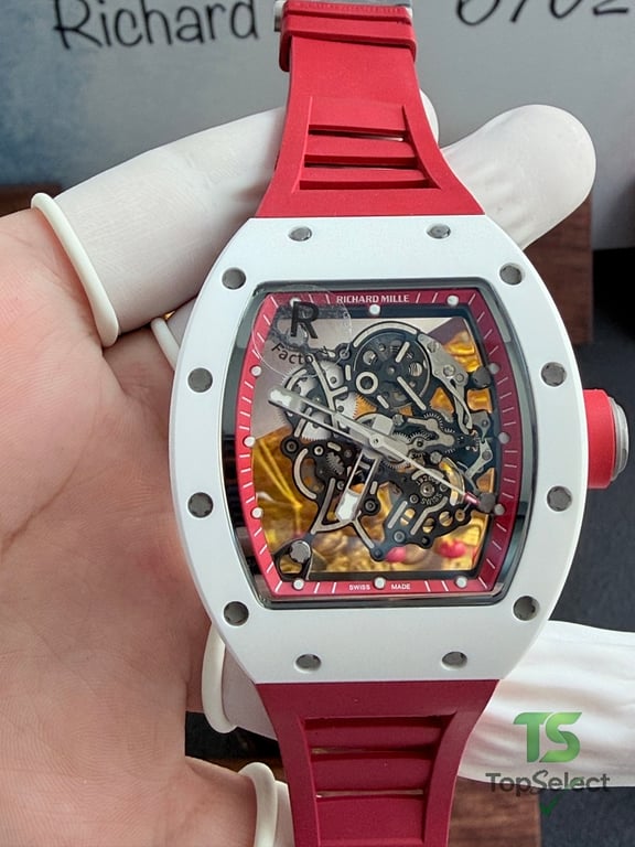 Richard Mille RM 055 Bubba Watson Asia Edition White Red - 9
