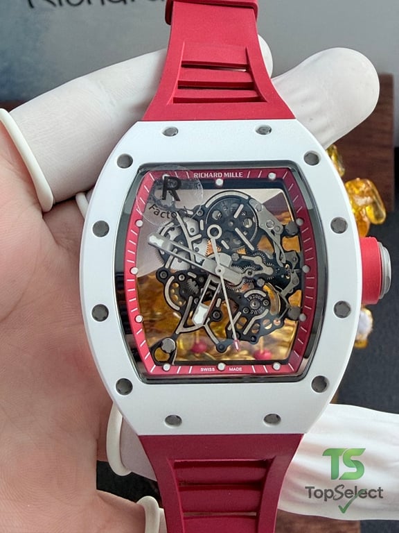 Richard Mille RM 055 Bubba Watson Asia Edition White Red - 10