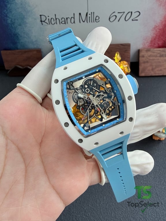 Richard Mille RM 055 Bubba Watson White Blue - 2
