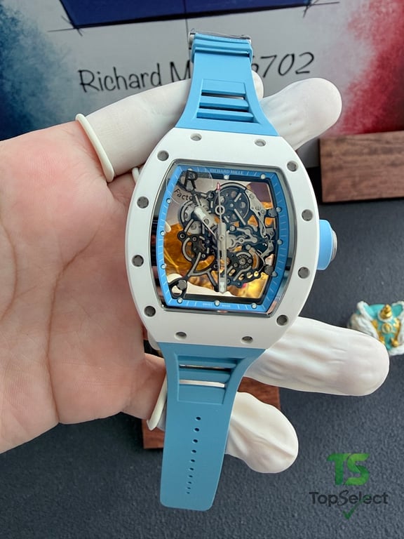 Richard Mille RM 055 Bubba Watson White Blue - 13