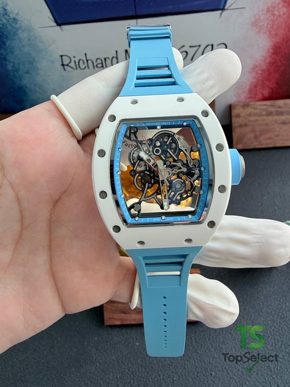 Richard Mille RM 055 Bubba Watson White Blue - 14