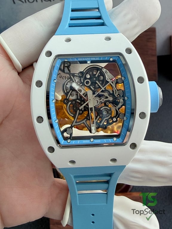 Richard Mille RM 055 Bubba Watson White Blue - 15