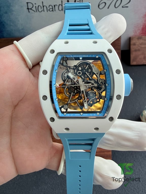 Richard Mille RM 055 Bubba Watson White Blue - 26