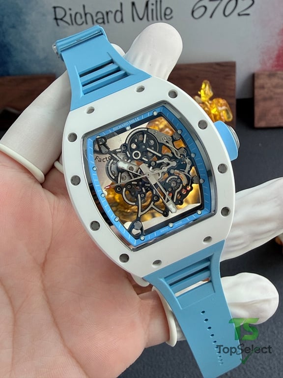 Richard Mille RM 055 Bubba Watson White Blue - 29