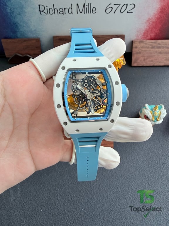 Richard Mille RM 055 Bubba Watson White Blue - 4