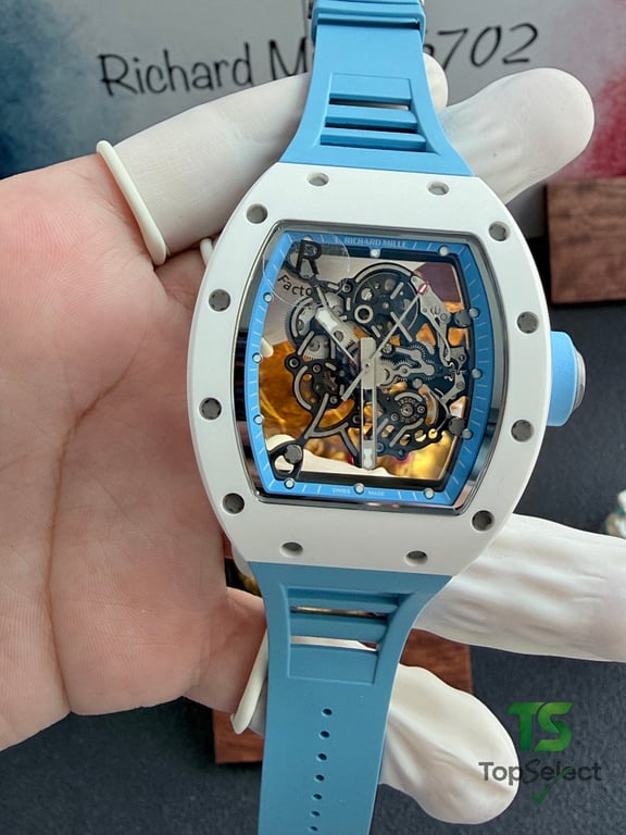 Richard Mille RM 055 Bubba Watson White Blue - 33