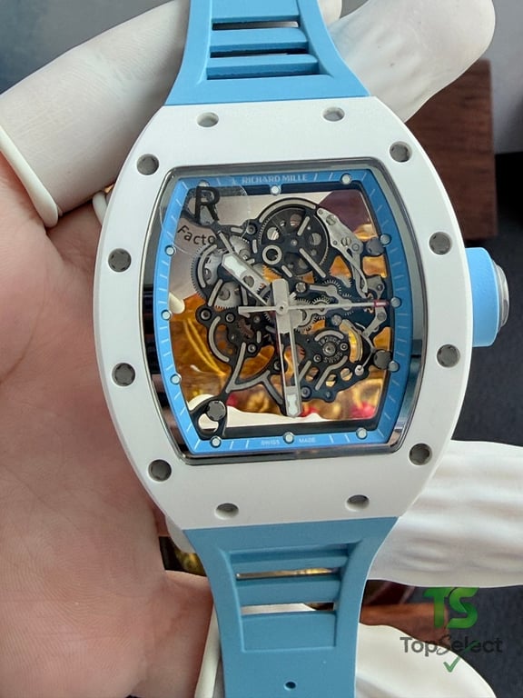 Richard Mille RM 055 Bubba Watson White Blue - 7