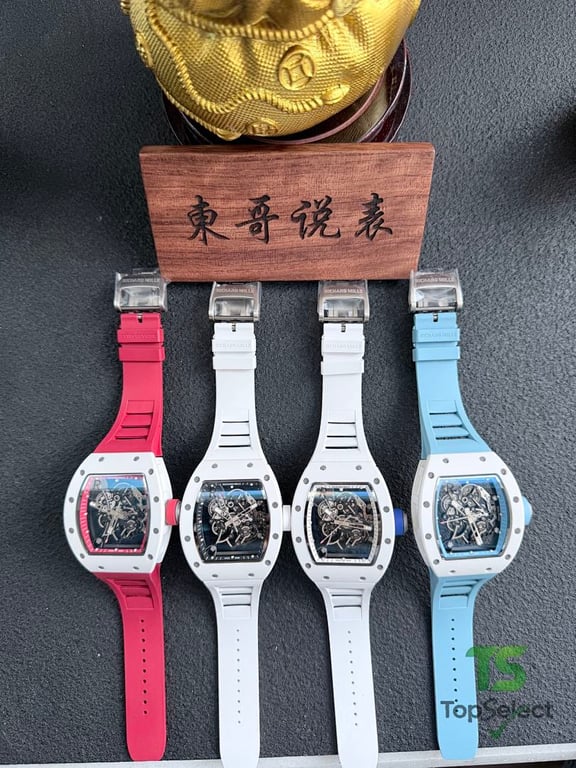 Richard Mille RM-055 White Ceramic Watch - 6