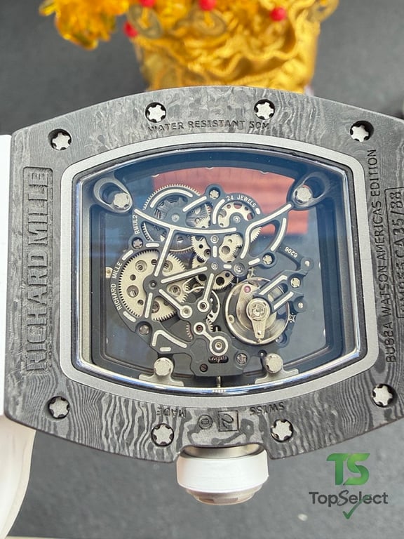 Richard Mille RM055 White Carbon Watch - 17