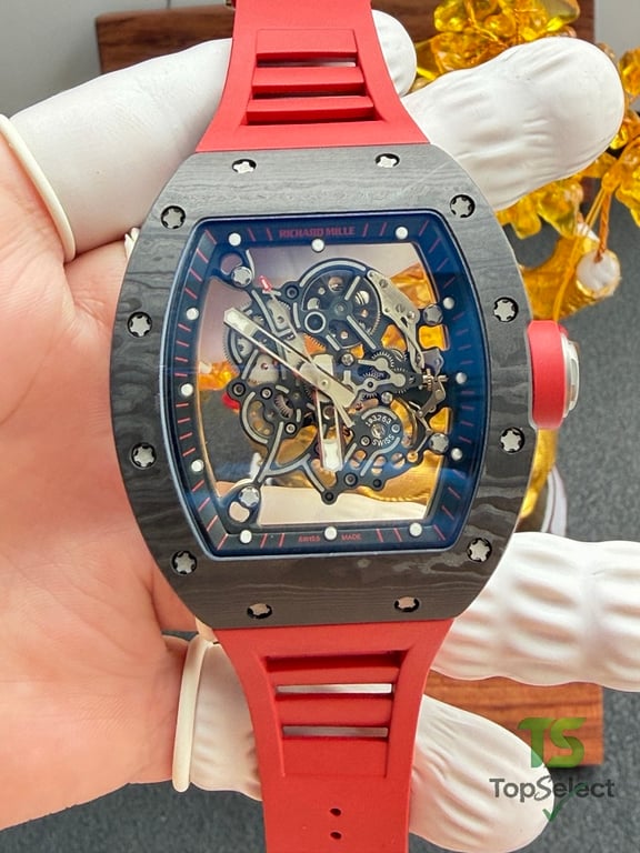Richard Mille RM055 Carbon Red Strap - 14
