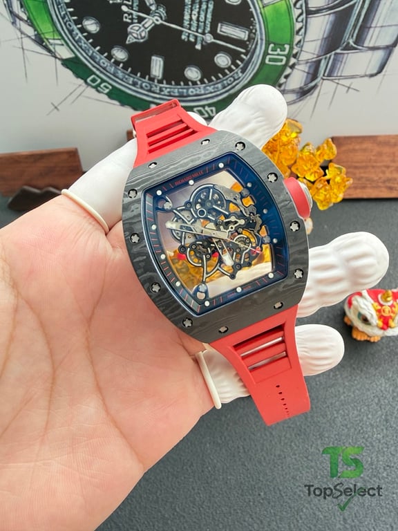 Richard Mille RM055 Carbon Red Strap - 20