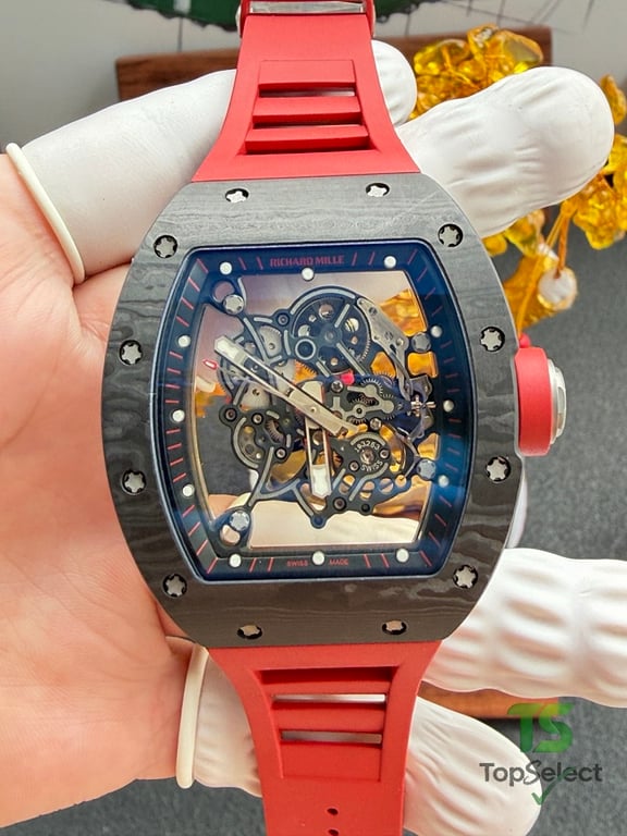 Richard Mille RM055 Carbon Red Strap - 3