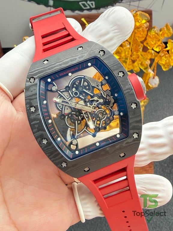 Richard Mille RM055 Carbon Red Strap - 4