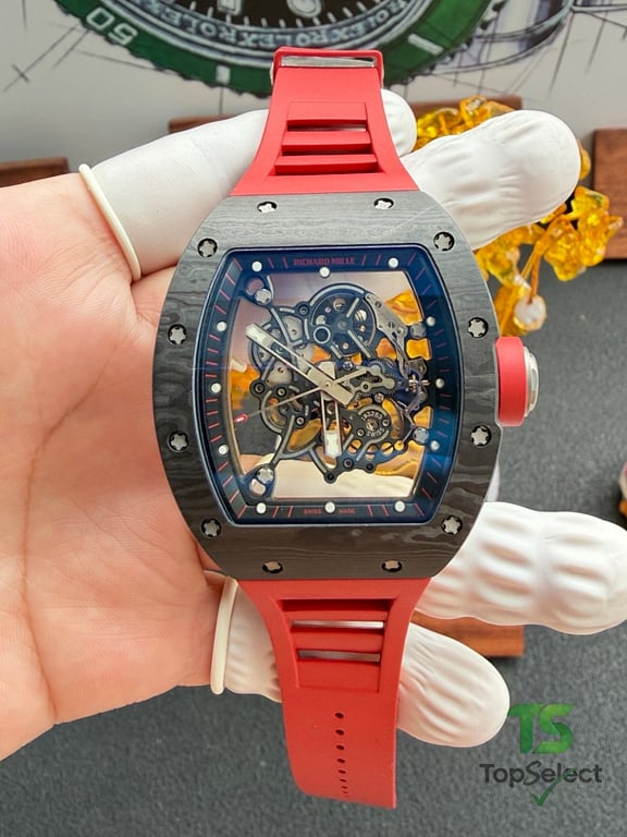 Richard Mille RM055 Carbon Red Strap - 5