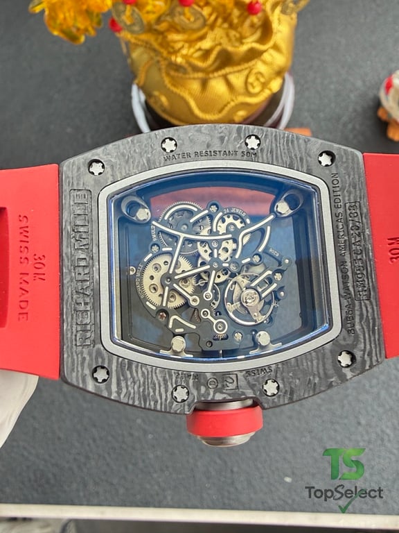 Richard Mille RM055 Carbon Red Strap - 9