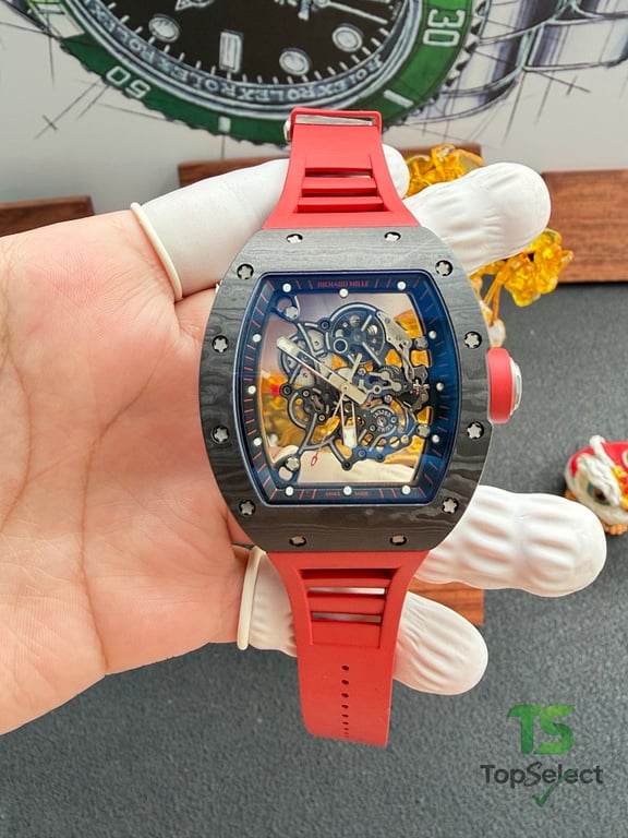 Richard Mille RM055 Carbon Red Strap - 10