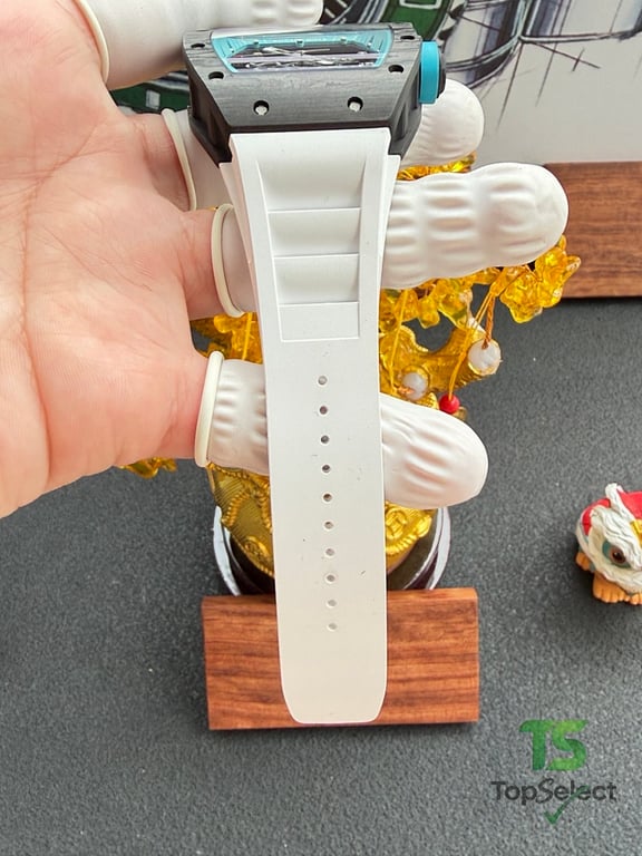 Richard Mille RM055 White Strap Blue Dial - 12