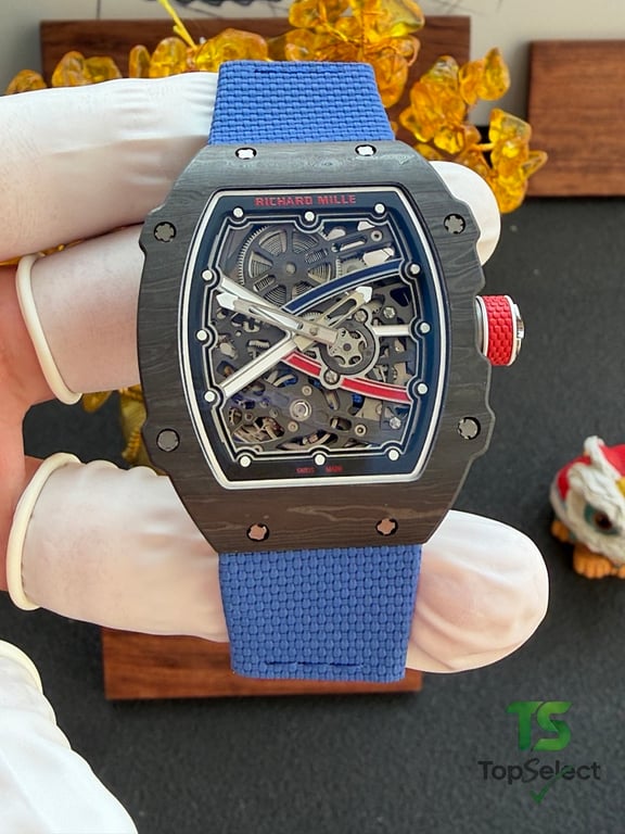 Richard Mille RM 67-02 Blue Strap Carbon Case - 2
