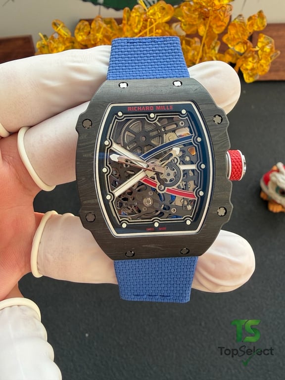 Richard Mille RM 67-02 Blue Strap Carbon Case - 11