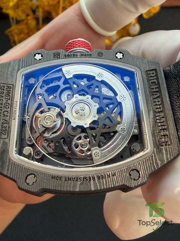 Richard Mille RM 67-02 Blue Strap Carbon Case - 12