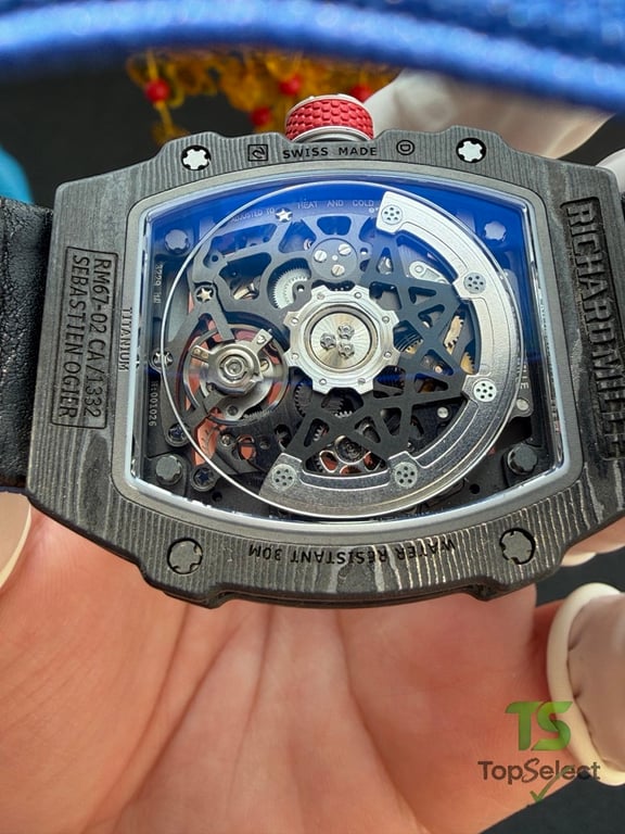 Richard Mille RM 67-02 Blue Strap Carbon Case - 14