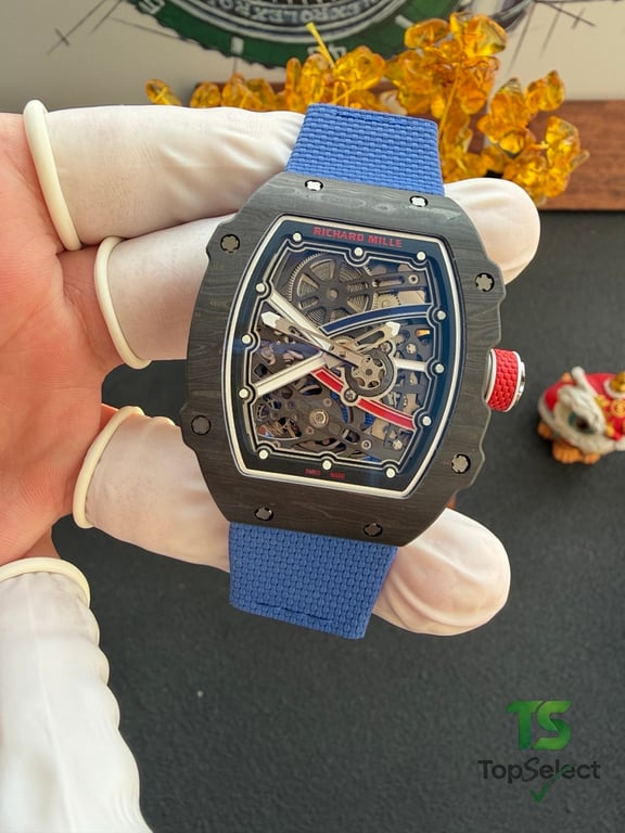 Richard Mille RM 67-02 Blue Strap Carbon Case - 18
