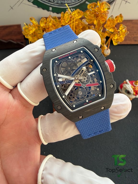 Richard Mille RM 67-02 Blue Strap Carbon Case - 20
