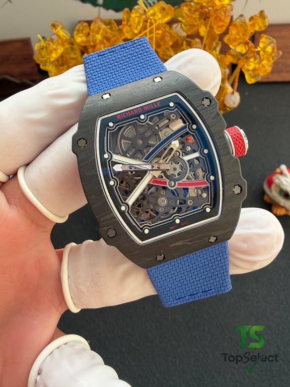 Richard Mille RM 67-02 Blue Strap Carbon Case - 3