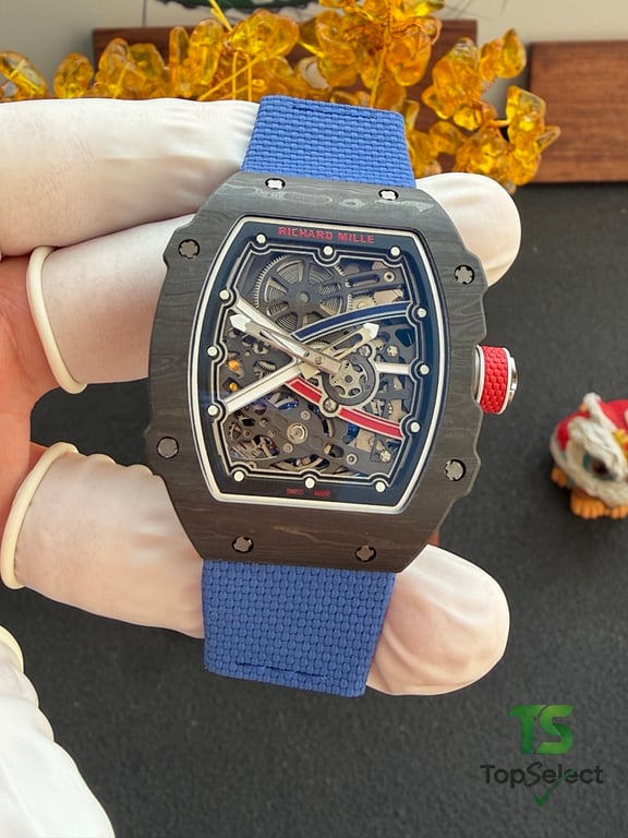 Richard Mille RM 67-02 Blue Strap Carbon Case - 4