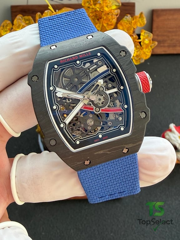 Richard Mille RM 67-02 Blue Strap Carbon Case - 5
